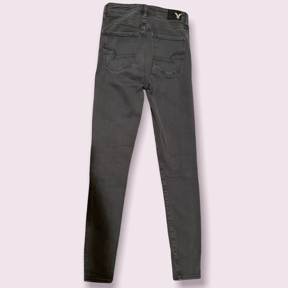 American Eagle Outfitters Jeans Super High Rise Grey Skinny American Eagle Jeans Poshmark